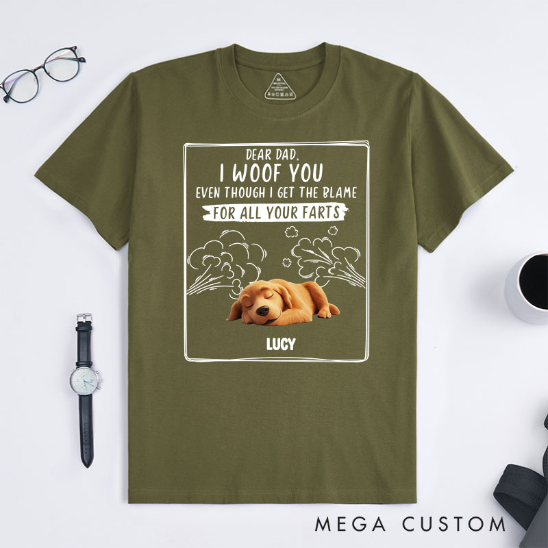 Personalized Dog Lover all Your Farts T-Shirt