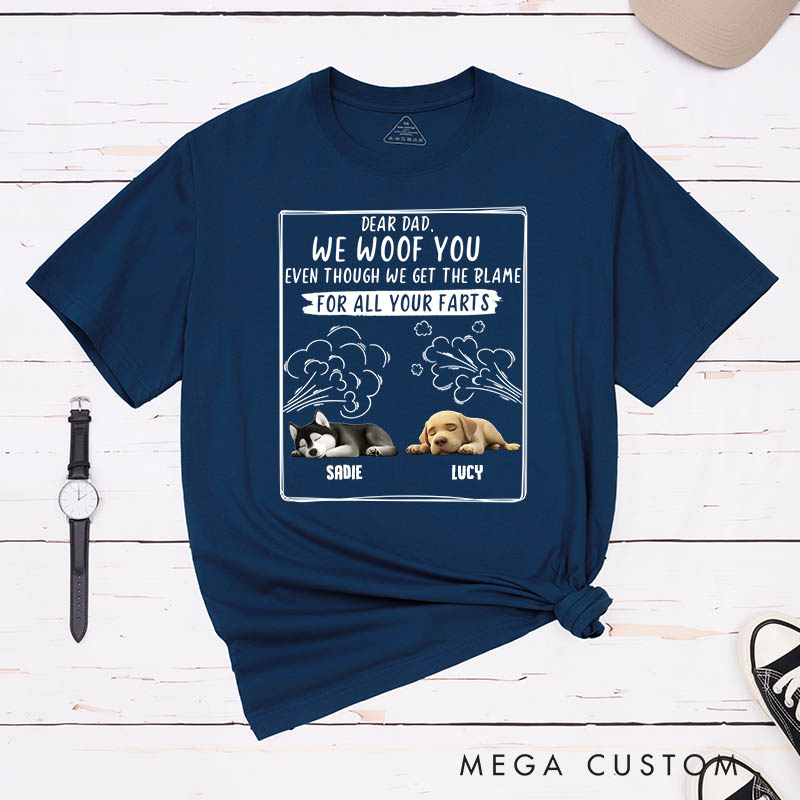 Personalized Dog Lover all Your Farts T-Shirt