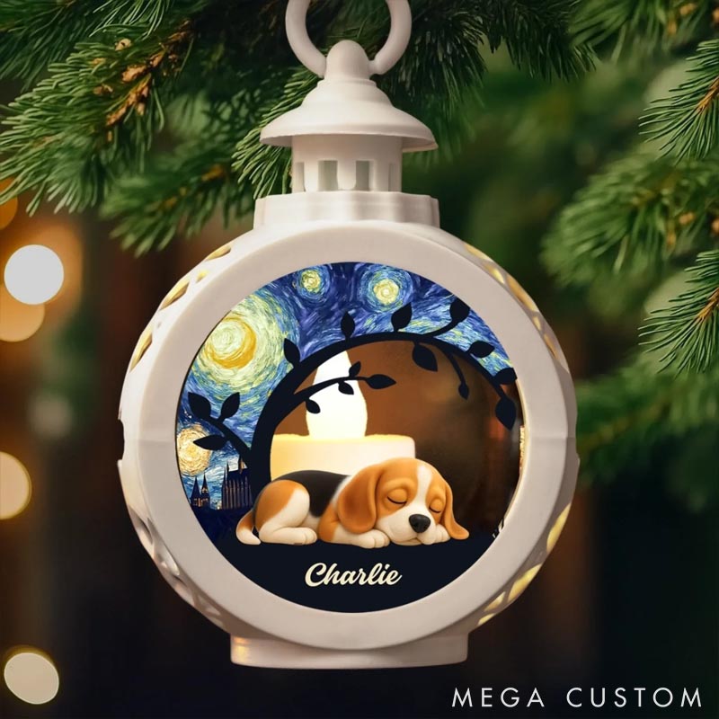 Personalized Dog Lover always Missed Never Replaced Lantern Ornament