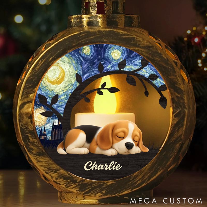 Personalized Dog Lover always Missed Never Replaced Lantern Ornament
