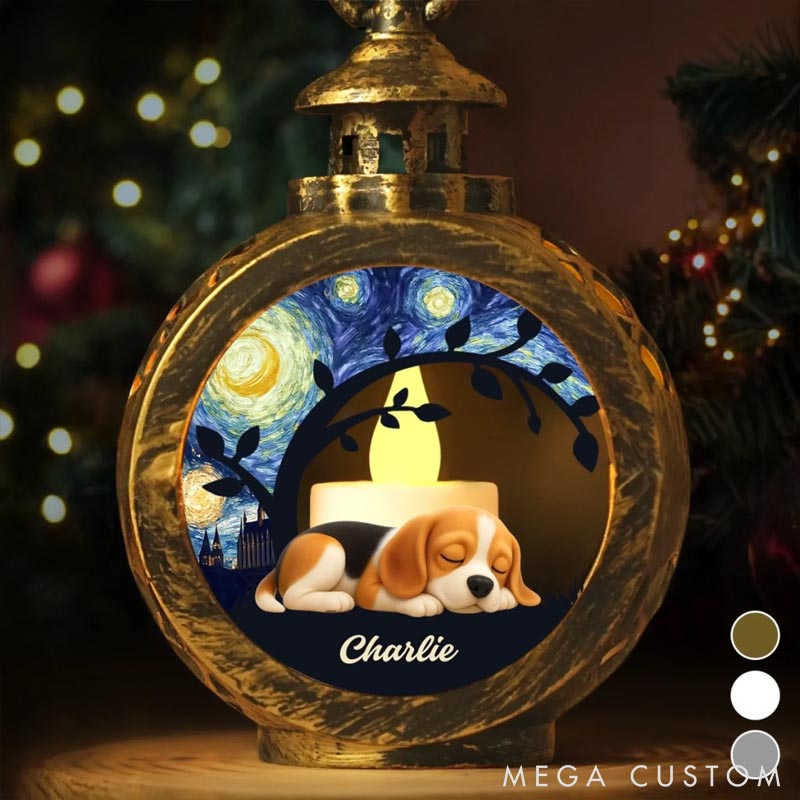 Personalized Dog Lover always Missed Never Replaced Lantern Ornament