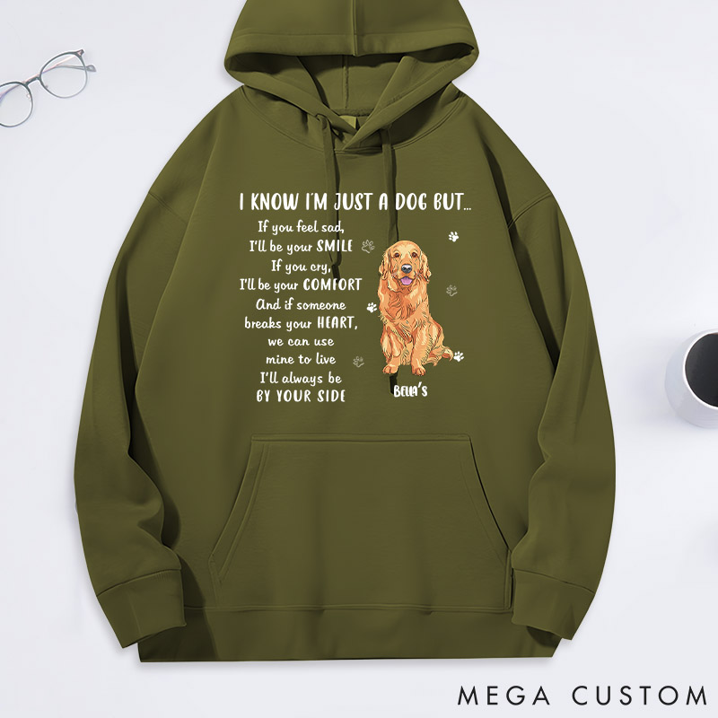 Personalized Dog Lover by Your Side Classic Hoodies