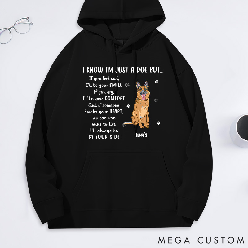 Personalized Dog Lover by Your Side Classic Hoodies