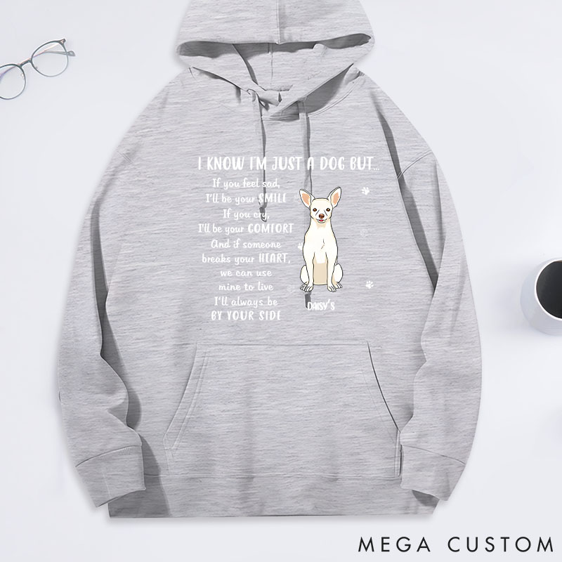 Personalized Dog Lover by Your Side Classic Hoodies