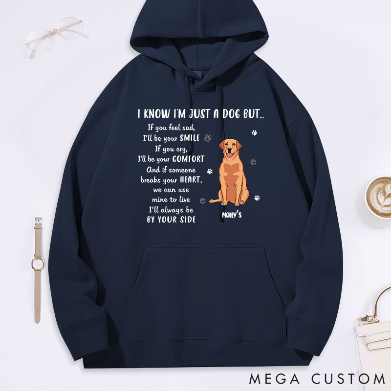 Personalized Dog Lover by Your Side Classic Hoodies