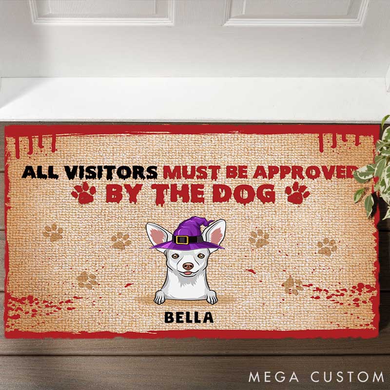 Personalized Dog Lover by the Dogs Doormat