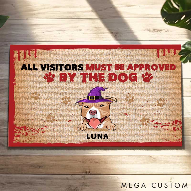 Personalized Dog Lover by the Dogs Doormat