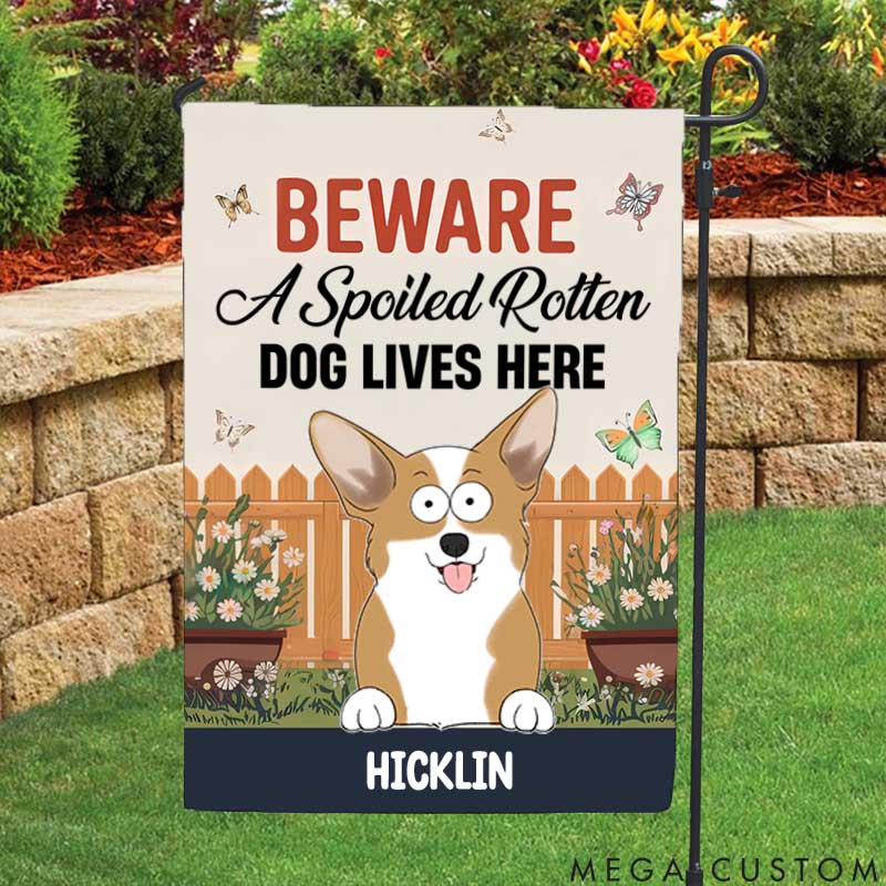 Personalized Dog Lover every Garden Needs a Loyal Guardian Garden Flag