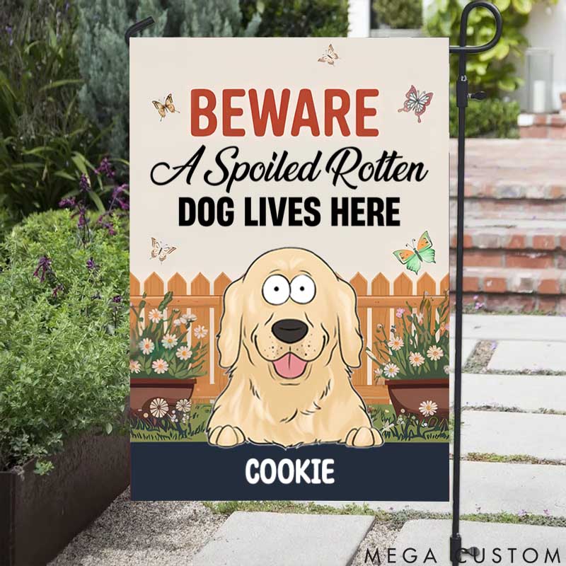 Personalized Dog Lover every Garden Needs a Loyal Guardian Garden Flag