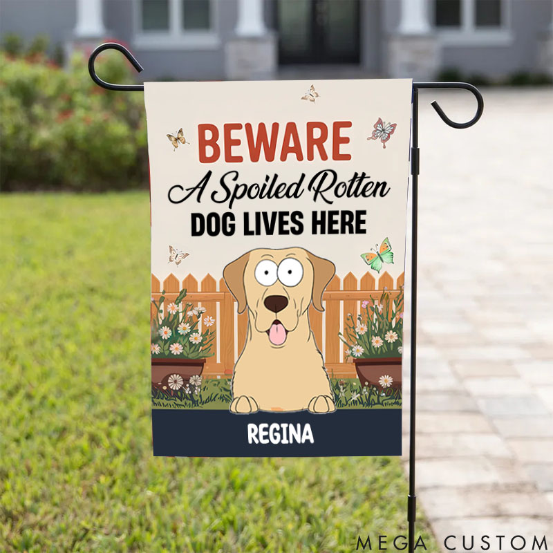 Personalized Dog Lover every Garden Needs a Loyal Guardian Garden Flag