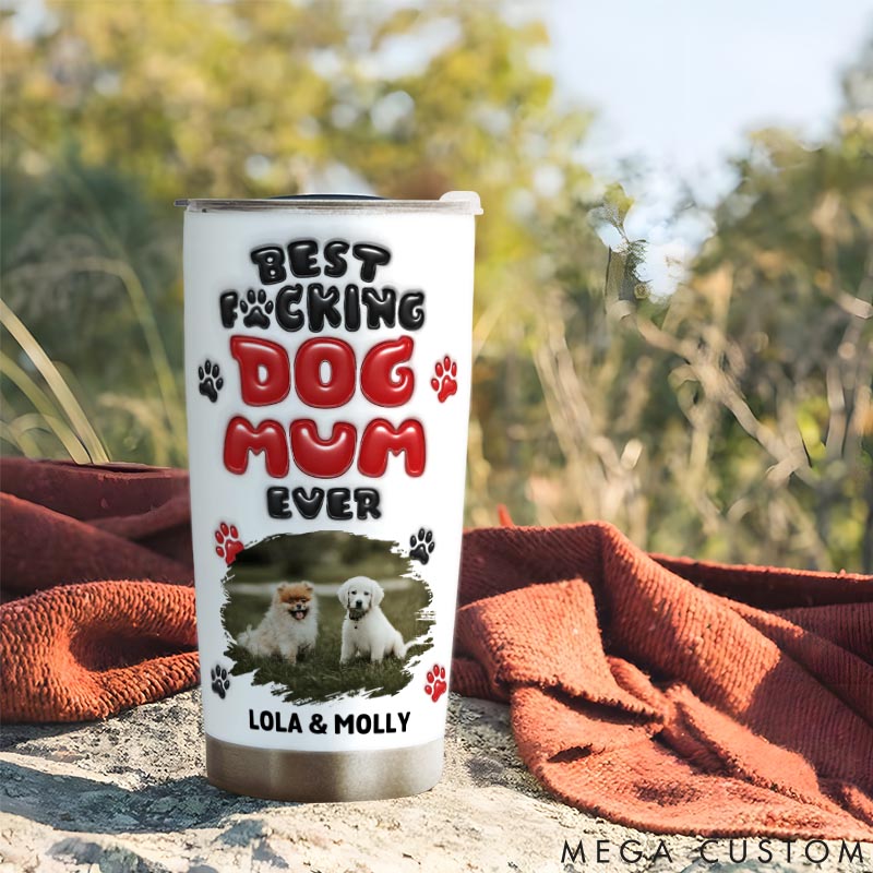 Personalized Dog Lover of Course I am Version Photo 20oz Tumbler