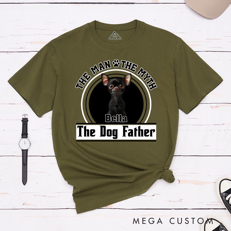 Personalized Dog Lover the Dog Father T-Shirt