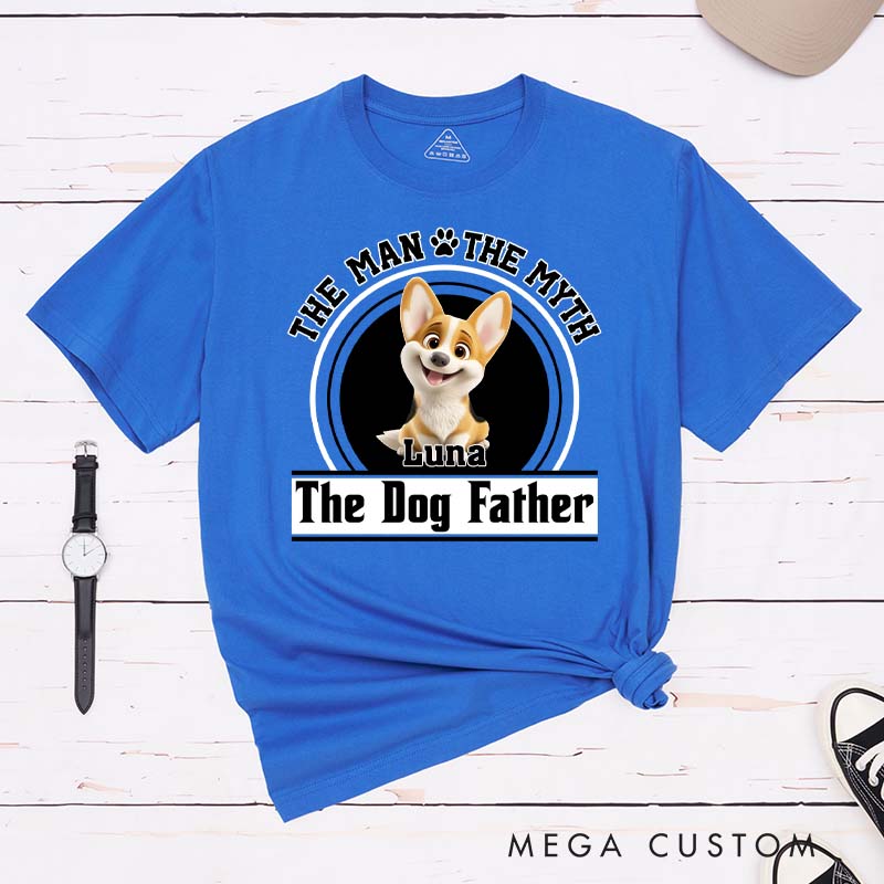 Personalized Dog Lover the Dog Father T-Shirt