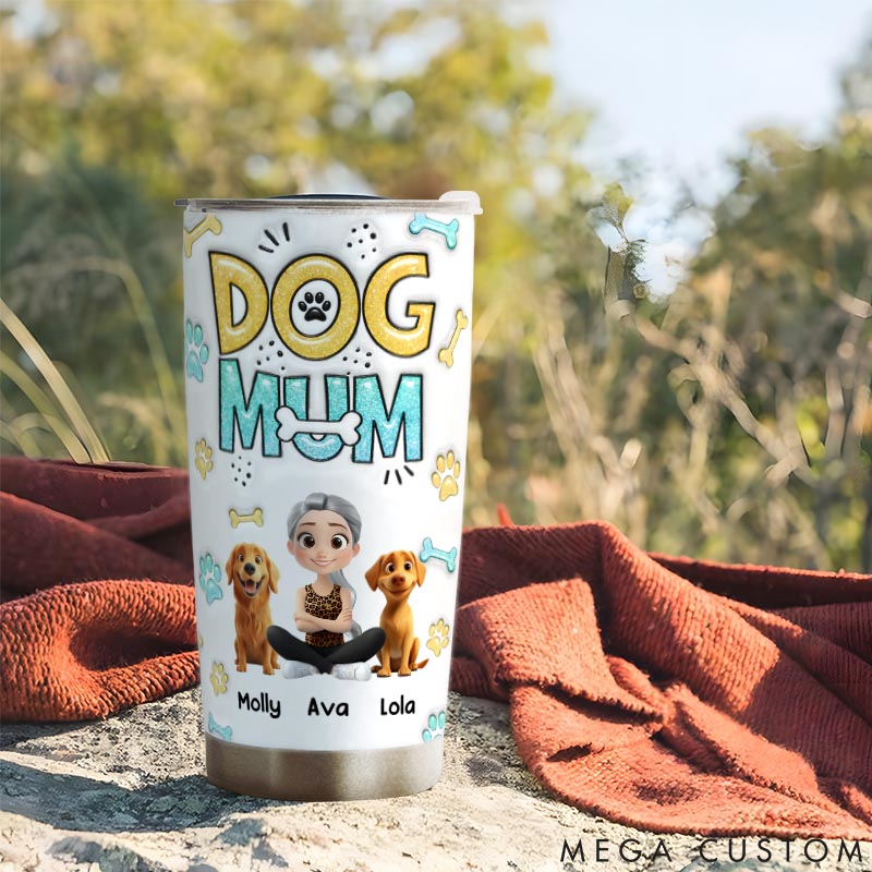 Personalized Dog Lover the Dog Mom 20oz Tumbler