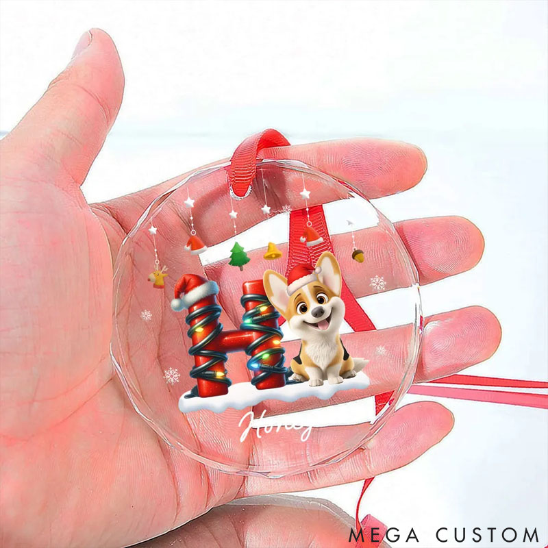 Personalized Dog Lover this is Yours Christmas Ornament