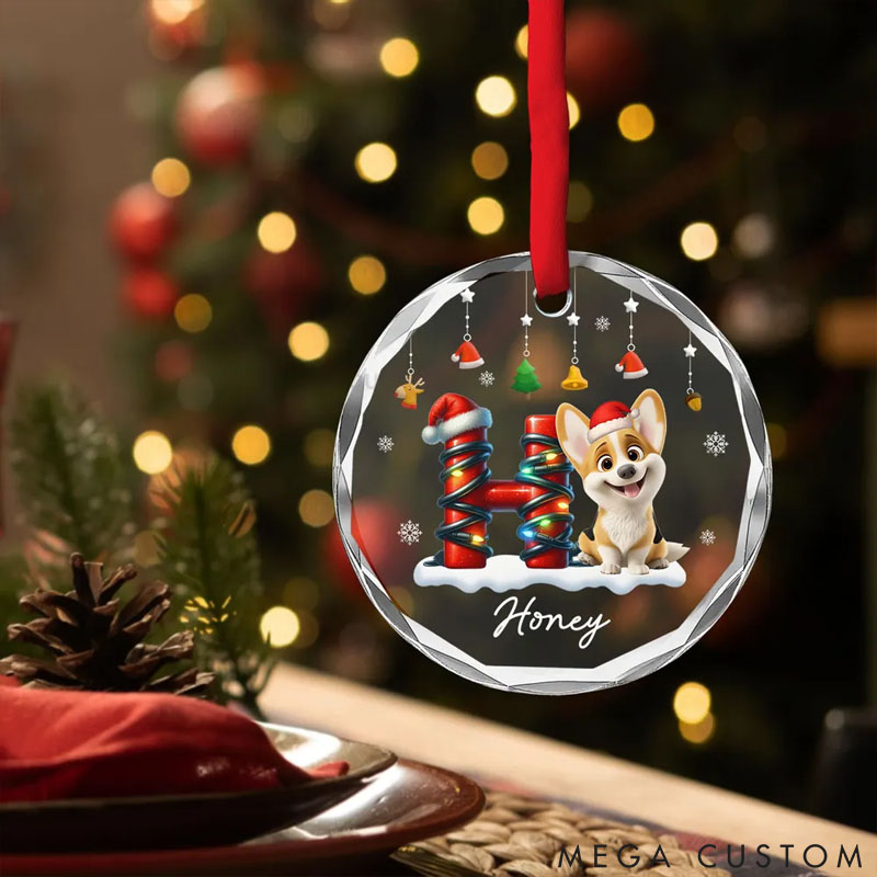 Personalized Dog Lover this is Yours Christmas Ornament