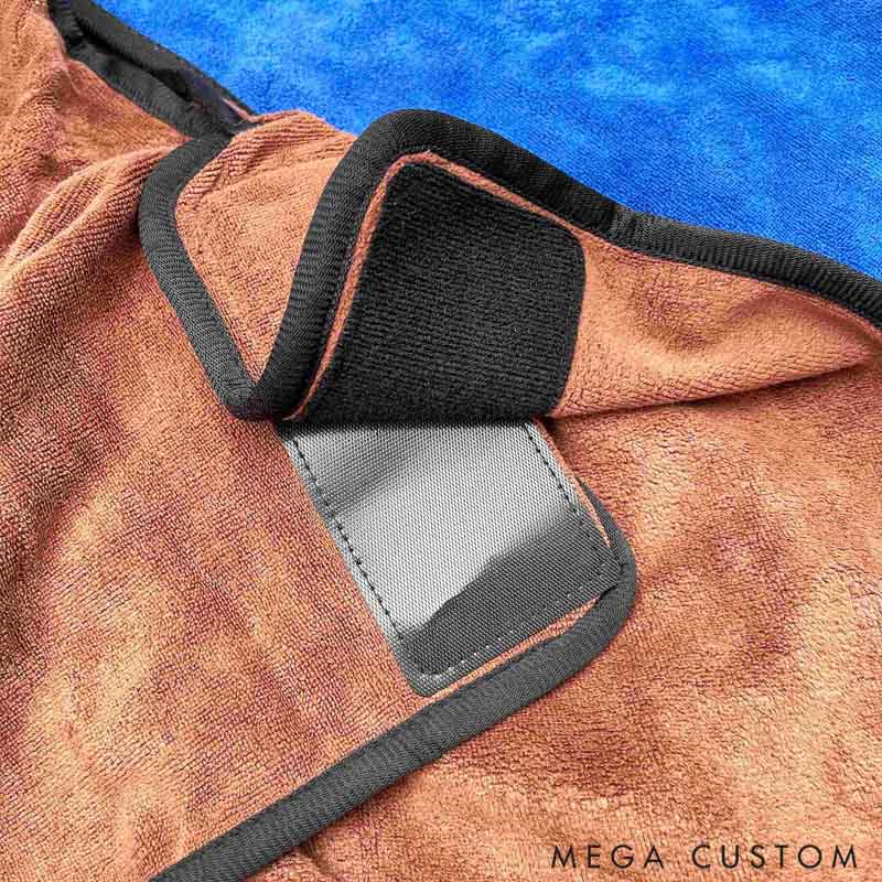 Personalized Dog Name Dog Towel with Hood Large Dog Bath Towel Embroidered Robe Muddy Paws Towel Gift for Pet Lover for Dog Lover