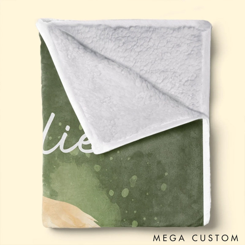 Personalized Happiness On Four Paws Photo Blanket Gifts For Pet Lover For Dog Lover