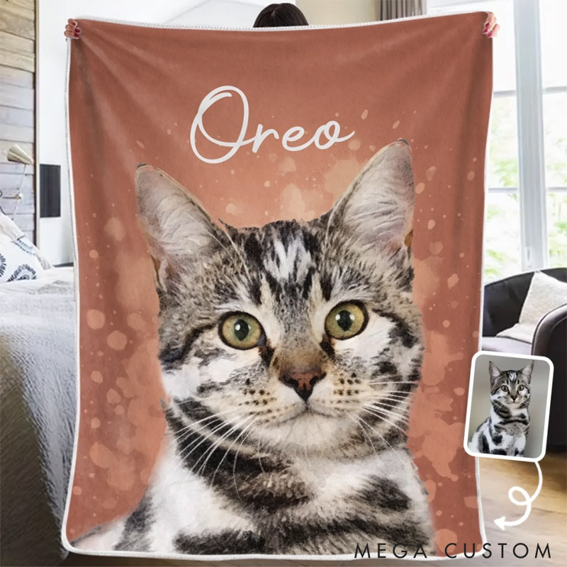 Personalized Happiness On Four Paws Photo Blanket Gifts For Pet Lover For Dog Lover