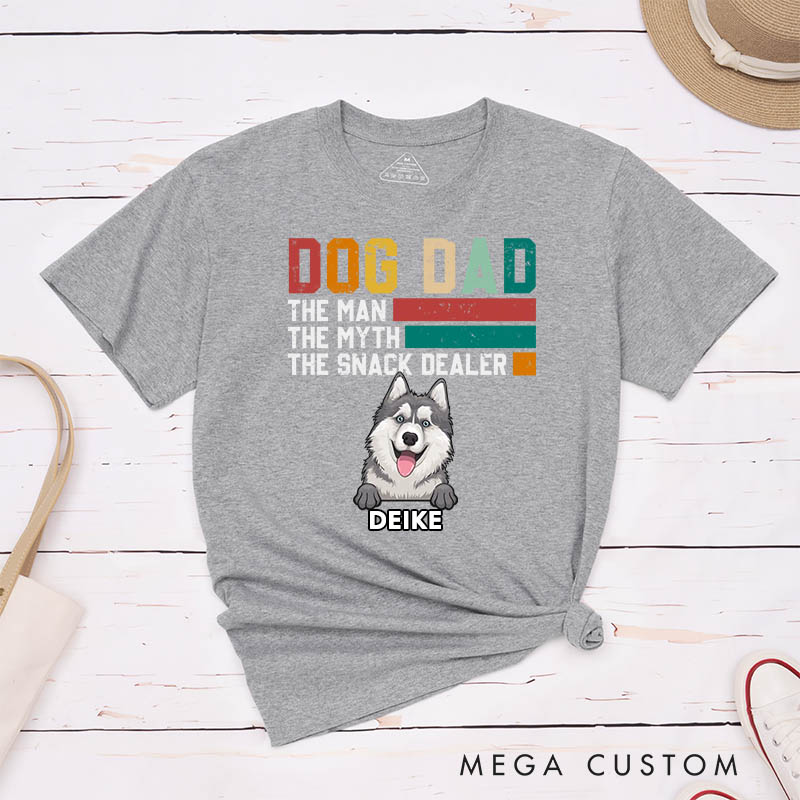 Personalized Official Treat Distributor T-Shirt Gifts for Pet Lover for Dog Lover