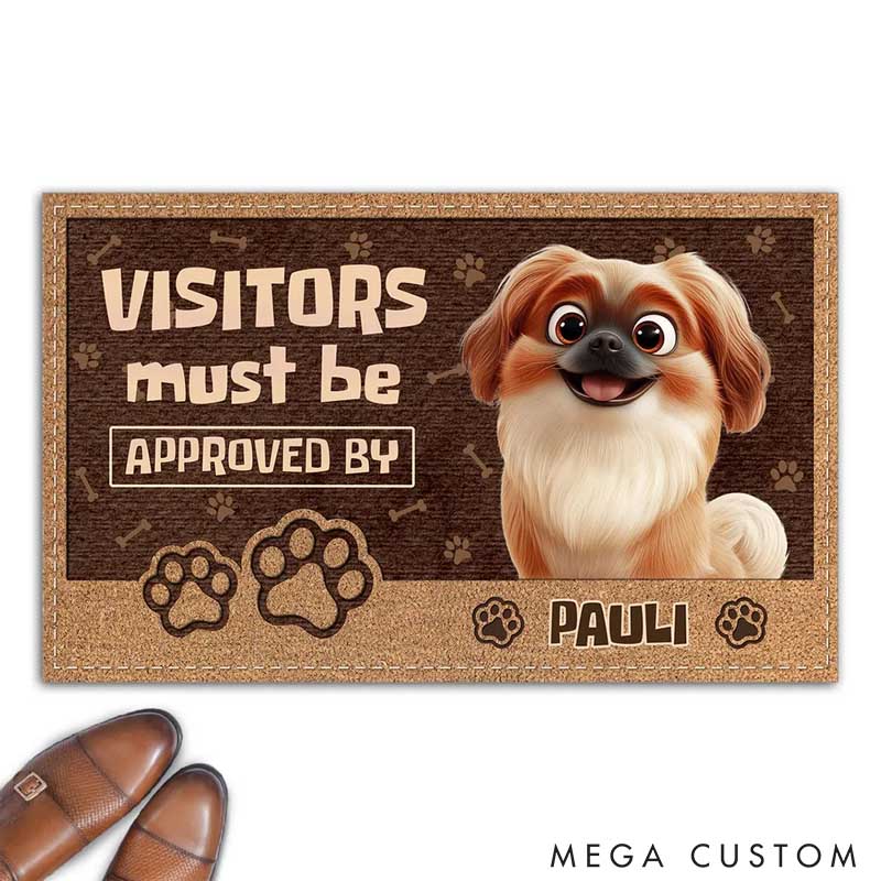 Personalized Permission To Come In Doormat Gifts for Pet Lover for Dog Lover