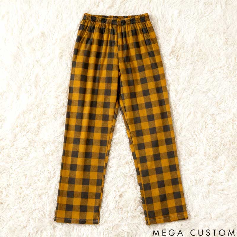 Personalized Pet Custom Photo Funny Dog Cat Pet Human Face Family Pajamas