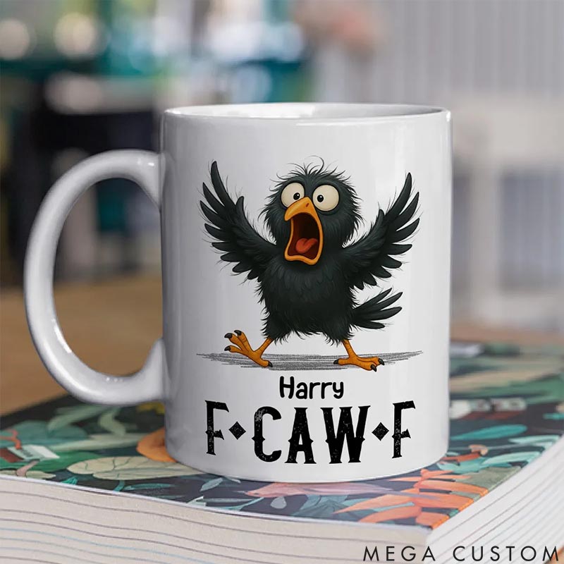 Personalized Pet FCAWF Crow Mugs
