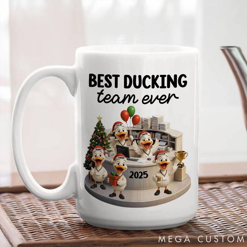 Personalized Pet Lover Best Ducking Team Ever Mug