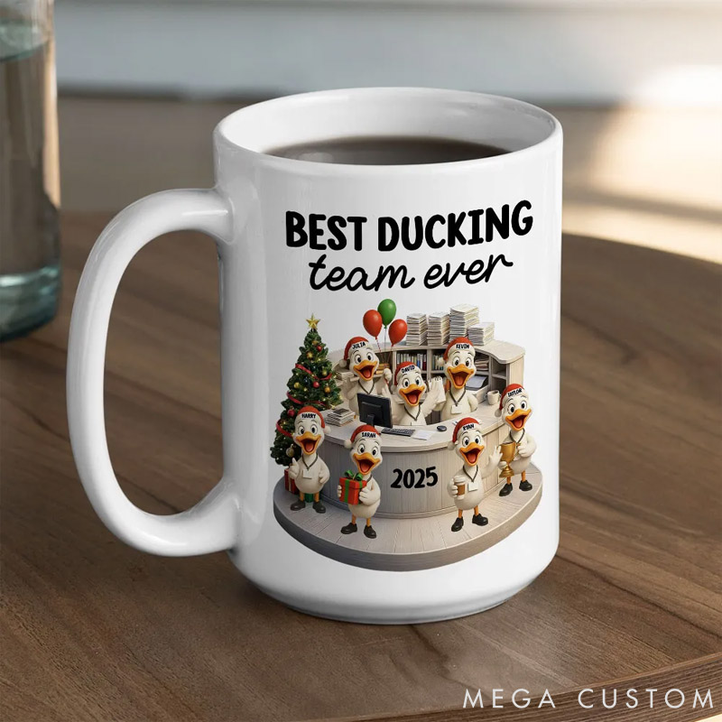 Personalized Pet Lover Best Ducking Team Ever Mug