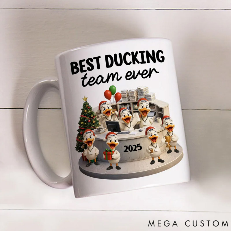 Personalized Pet Lover Best Ducking Team Ever Mug