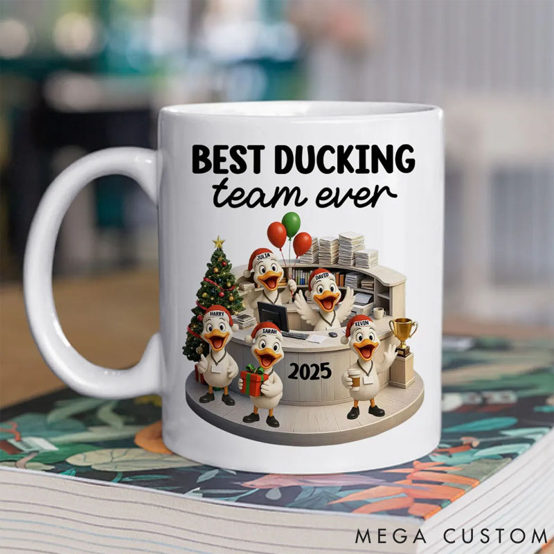Personalized Pet Lover Best Ducking Team Ever Mug