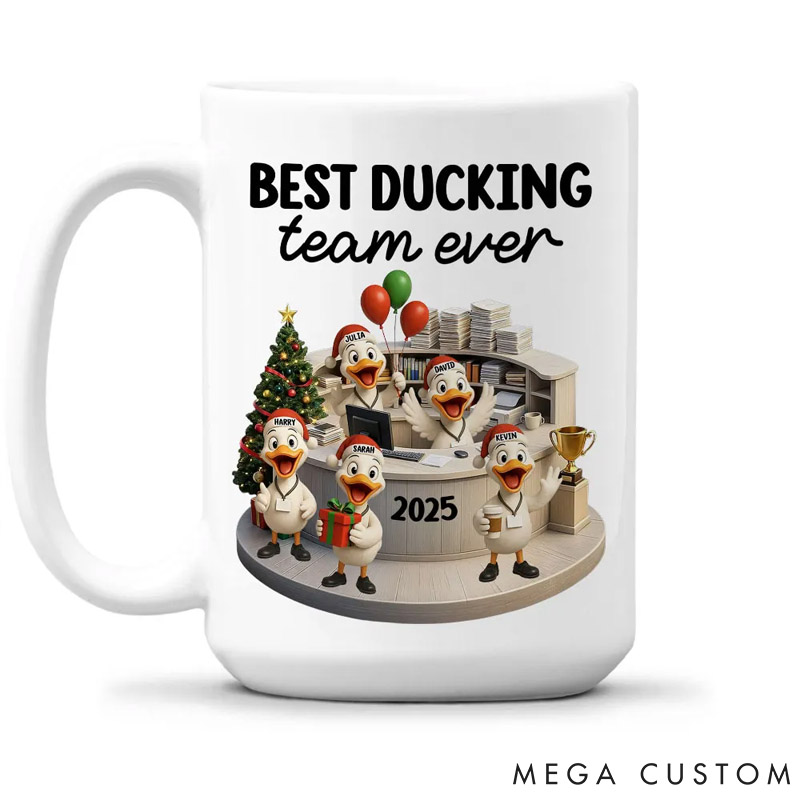 Personalized Pet Lover Best Ducking Team Ever Mug