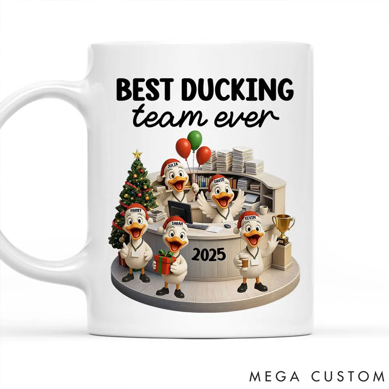 Personalized Pet Lover Best Ducking Team Ever Mug