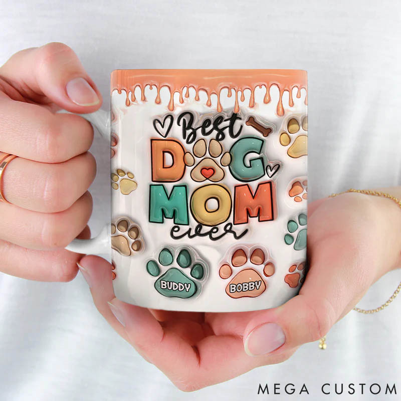 Personalized Pet Lover Best Pet Mom Ever Mugs