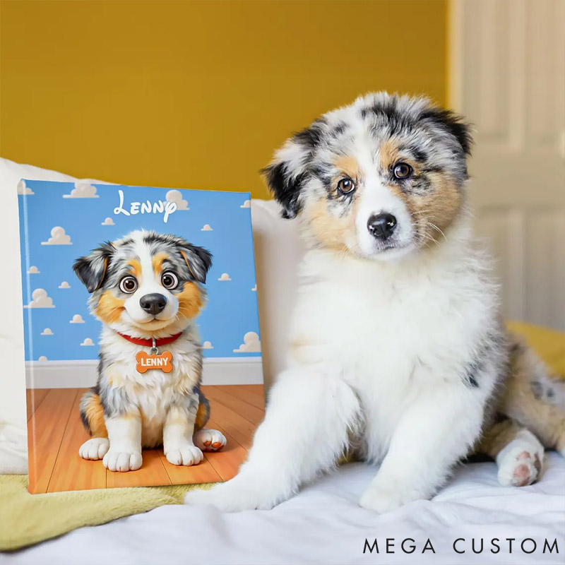 Personalized Pet Lover Cartoon Pet Portrait Dog Cartoon Portrait Cat