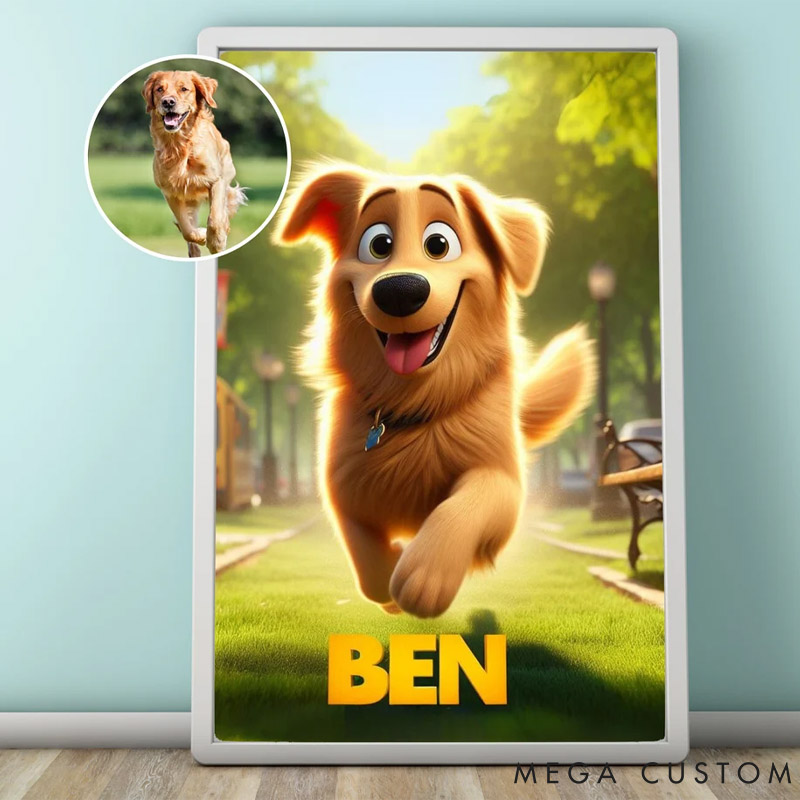 Personalized Pet Lover Cartoon Pet Portrait Dog Cartoon Portrait Cat