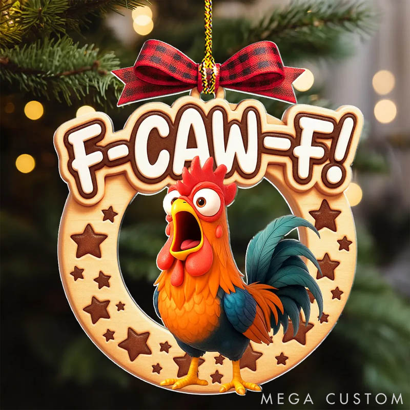 Personalized Pet Lover Chaos Comes At Weird Frequency Christmas Ornament