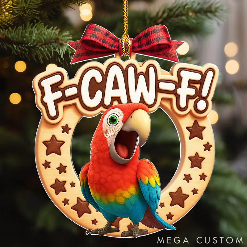 Personalized Pet Lover Chaos Comes At Weird Frequency Christmas Ornament