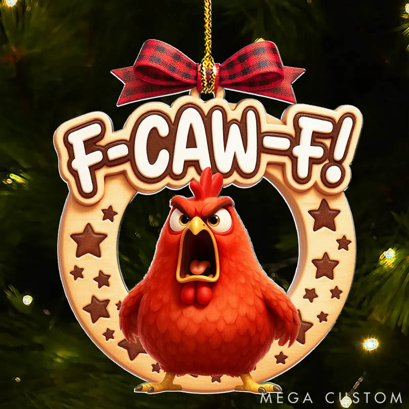 Personalized Pet Lover Chaos Comes At Weird Frequency Christmas Ornament