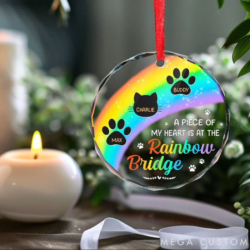 Personalized Pet Lover Cherished Moments Everlasting Love Christmas Ornament
