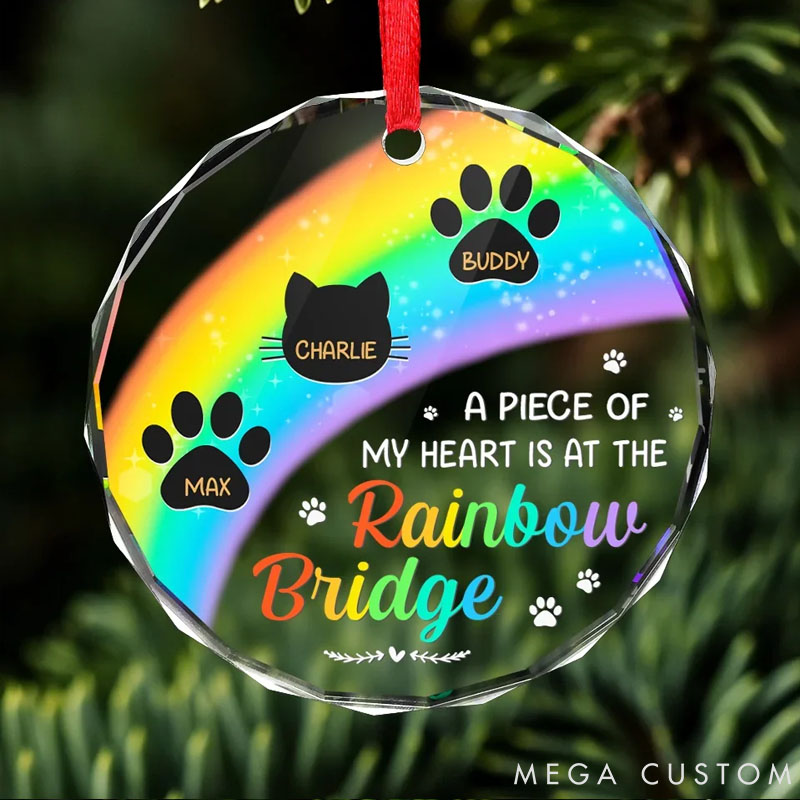 Personalized Pet Lover Cherished Moments Everlasting Love Christmas Ornament