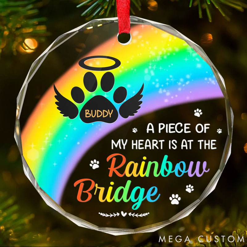 Personalized Pet Lover Cherished Moments Everlasting Love Christmas Ornament