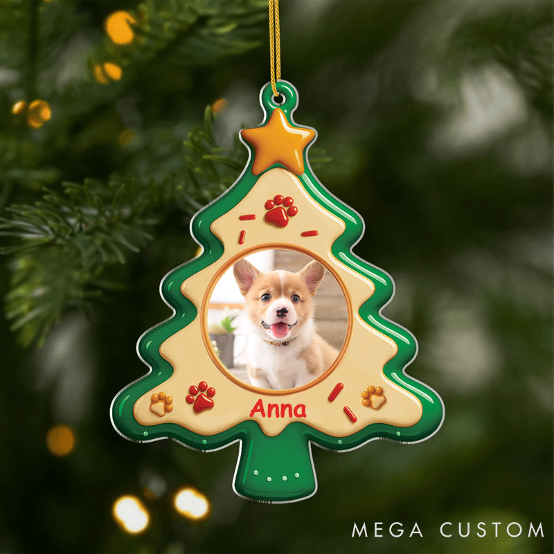 Personalized Pet Lover Christmas Tree Christmas Ornament