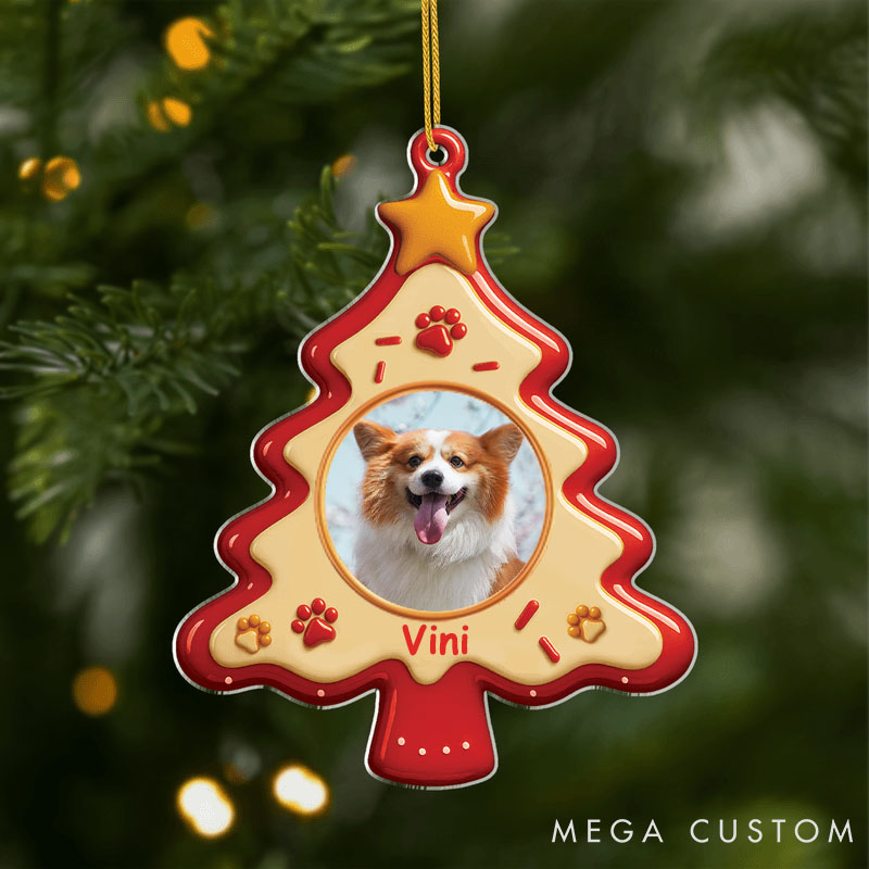 Personalized Pet Lover Christmas Tree Christmas Ornament