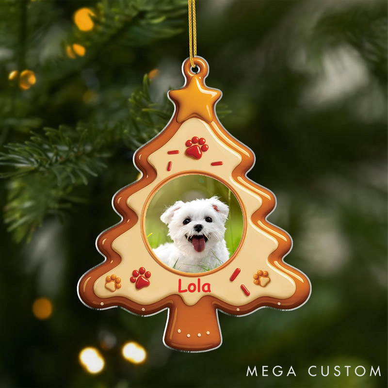Personalized Pet Lover Christmas Tree Christmas Ornament