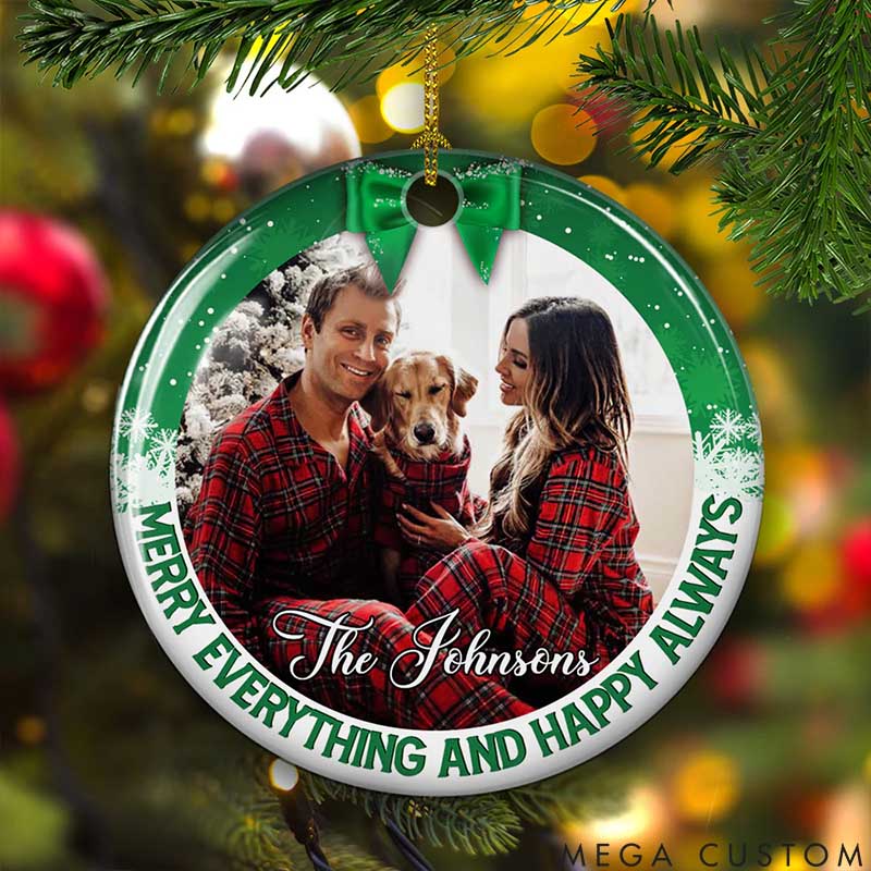 Personalized Pet Lover Christmas is Coming Christmas Ornament
