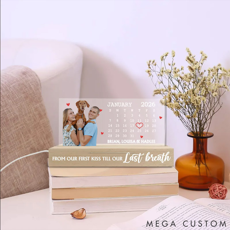 Personalized Pet Lover Couple Needs You Till the End Light