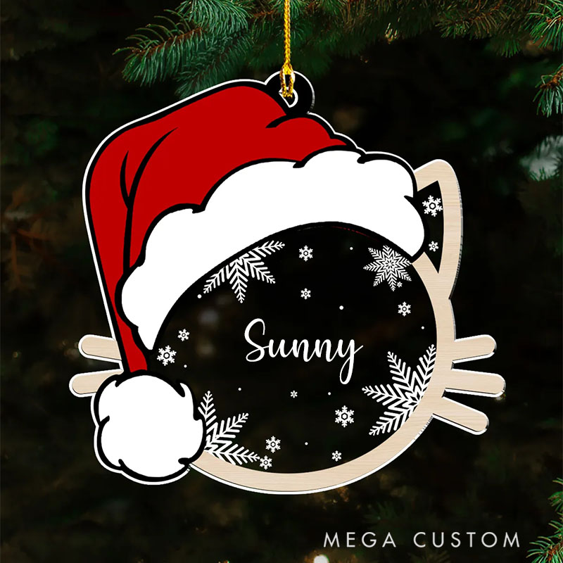 Personalized Pet Lover Custom Pet Name Christmas Ornament