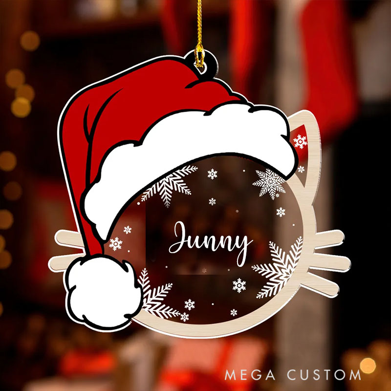 Personalized Pet Lover Custom Pet Name Christmas Ornament