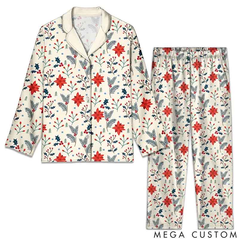 Personalized Pet Lover Custom Photo Dog Cat Mom Dad Pajamas Set